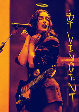 St. Vincent Concert Poster