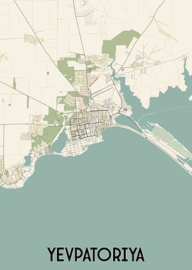 Yevpatoriya City Map