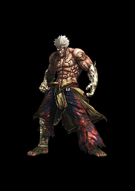 Muscular Video Game Character