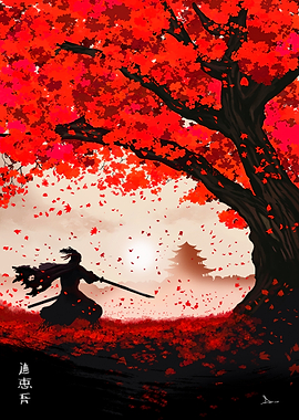 Under the Crimson Shade