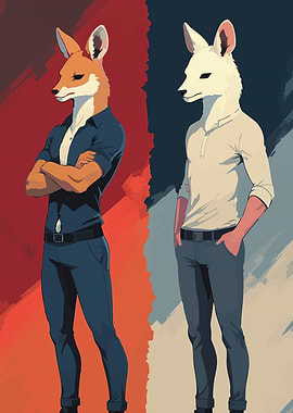 Fox Anthropomorphic Characters