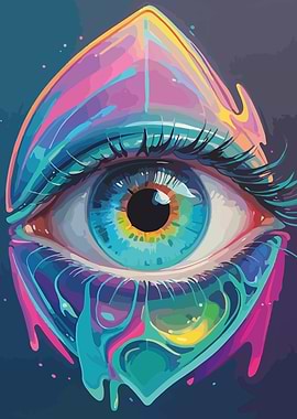 Abstract Eye Art