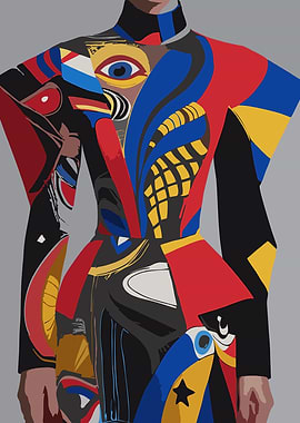 Abstract Fashion Illustration