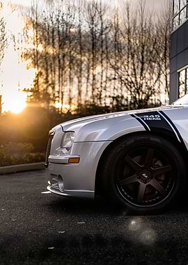 Silver Chrysler 345 Hemi