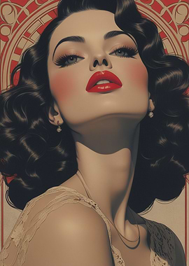 Vintage Pinup Art