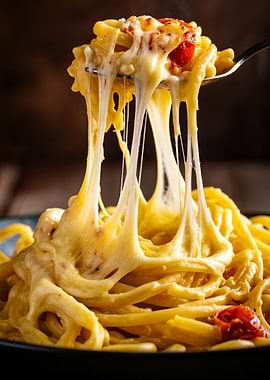 Cheesy Pasta with Tomato