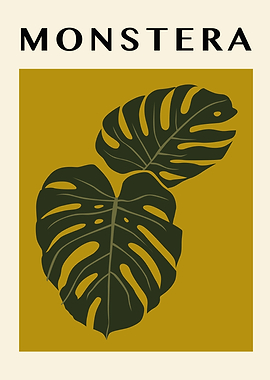 Monstera Leaf Print