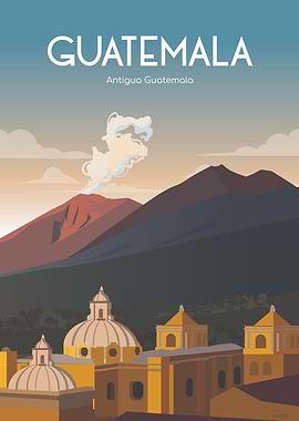 Guatemala Antigua Volcano