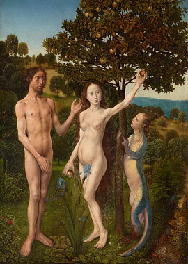 Adam and Eve in Paradise