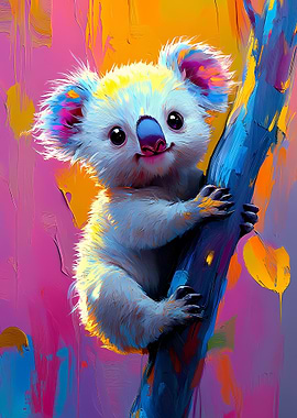Cute Koala Painting