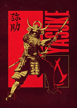 Yasuke Samurai Red