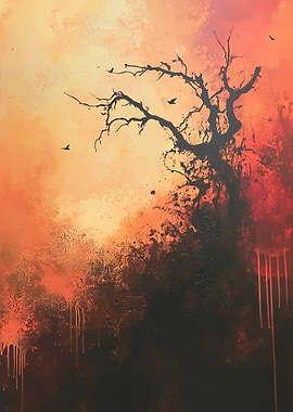 Silhouette Tree Sunset