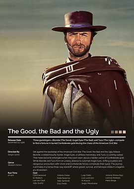The Good, the Bad and the Ugly Movie Poster