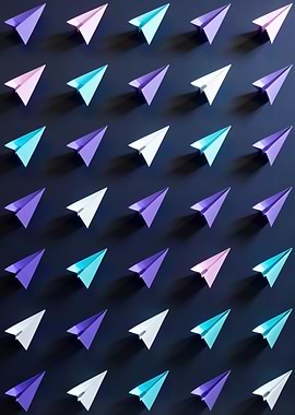 Paper Airplane Pattern