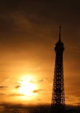 Eiffel Tower Sunset