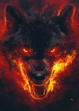 Fiery Wolf