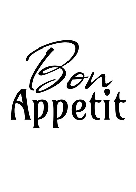 Bon Appetit Text Art