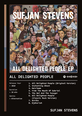 All Delighted People (2010) Album by Sufjan Stevens