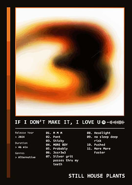 If I don't make it, I love u (2024) Album by Still House Plants