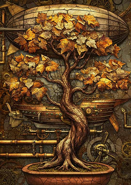 Steampunk Bonsai Tree