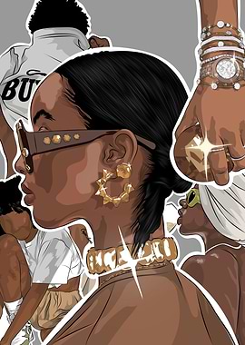 Black Woman in Sunglasses