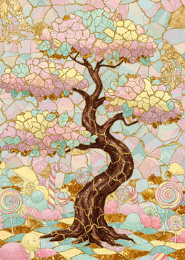 Candy Tree Mosaic