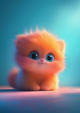 Cute Orange Kitten