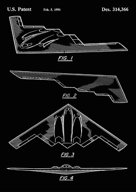 B-2 Spirit Stealth Bomber Patent