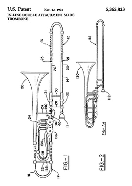 Trombone Patent Illustration
