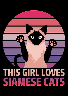 Siamese Cat Lover Graphic