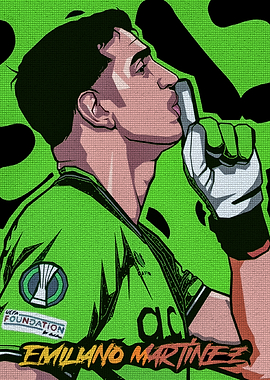 Emiliano Martinez Soccer Art
