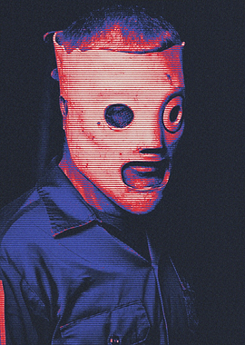 Slipknot Mask Glitch Art