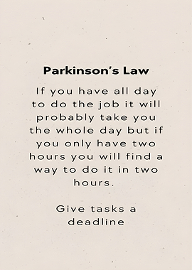 Parkinson's Law Quote