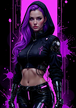 Violet Rebellion: Cyberpunk Assassin