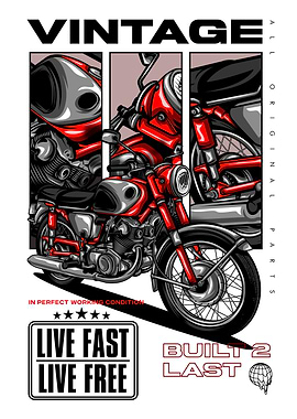 Vintage Motorcycle Enthusiast