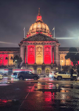 San Francisco City Hall at Night