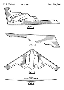 B-2 Spirit Stealth Bomber Patent