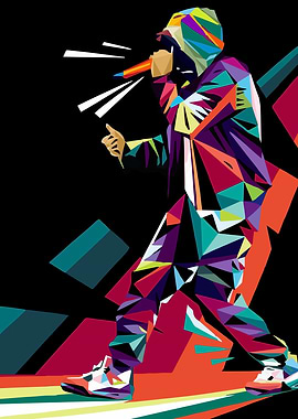 Eminem Pop Art Rapper