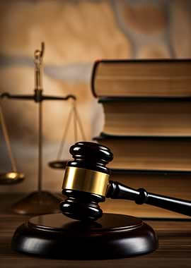 Gavel and Scales of Justice