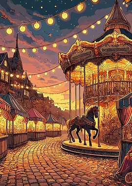 Carousel at Dusk