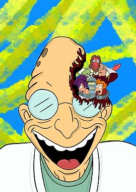 Futurama | Professor Farnsworth | Drip Art