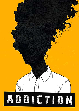 Addiction Graphic Poster
