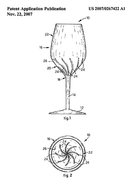 Wine Glass Patent Design