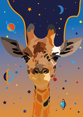 Giraffe in Space