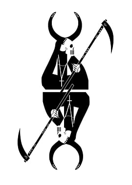 Grim Reaper Nun Skull