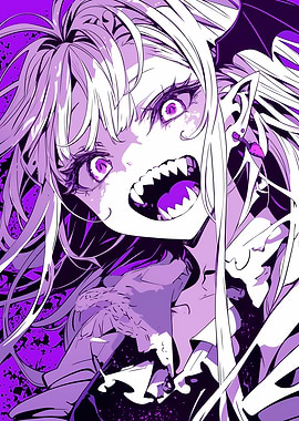 Purple-Haired Anime Girl