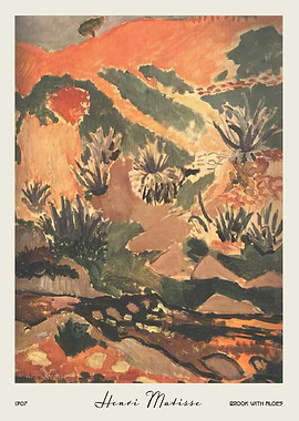 Matisse Landscape Brook with Aloes