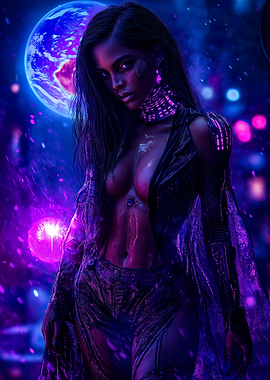 Cyberpunk Woman