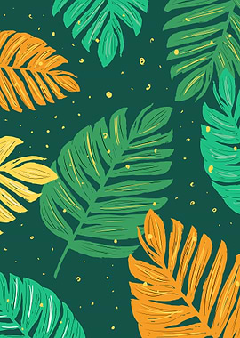 Tropical Green Pattern