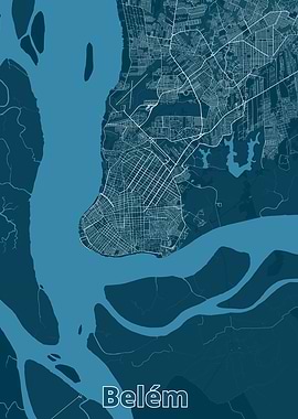 Belem City Map